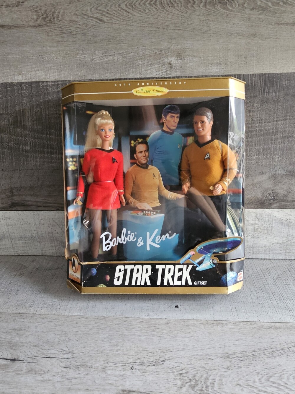 Star Trek Mattel Barbie and Ken 30th Anniversary Collector Edition Gift Set NIB